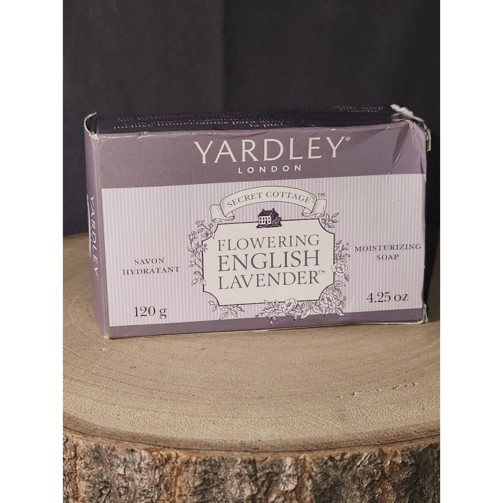 Yardley London Flowering English Lavender Moisturizing Bath Bar Soap 4.25 oz New